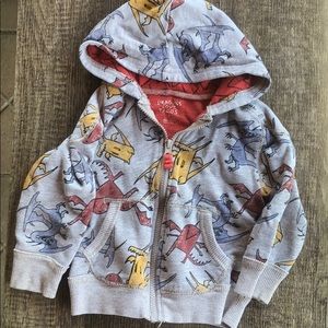 2T | Zipper Dinosaur Hoodie